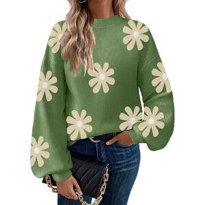 Zeagoo Women's Ribbed Knit Sweater Long Sleeve Pullover Casual Top